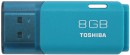 Флешка USB 8Gb Toshiba Hayabusa THN-U202L0080E4 голубой