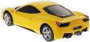 Машинка на радиоуправлении Rastar Ferrari 458 Italia 1:18 со звуком желтый от 6 лет пластик 53400-83
