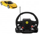 Машинка на радиоуправлении Rastar Ferrari 458 Italia 1:18 со звуком желтый от 6 лет пластик 53400-86