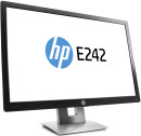 Монитор 24" HP EliteDisplay E242 серебристый черный IPS 1920x1080 250 cd/m^2 7 ms HDMI VGA DisplayPort USB M1P02AA3