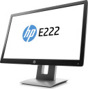 Монитор 22" HP EliteDisplay E222 черный IPS 1920x1080 250 cd/m^2 7 ms HDMI VGA USB DisplayPort M1N96AA2