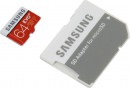 Карта памяти Micro SDXC 64Gb Class 10 Samsung MB-MC64DA/RU + SD adapter2