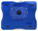 Подставка для ноутбука 15.6" Crown CMLC-1001 264x331x43mm USB 530g серебристо-синий2