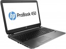 Ноутбук HP Probook 450 G2 15.6" 1920х1080 матовый i7-5500U 2.4GHz 8Gb 1Tb R5 M255-2Gb DVD-RW Bluetooth Wi-Fi DOS черный L8A62ES3