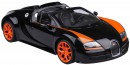 Машинка на радиоуправлении Rastar Bugatti 1:14 со светом черный от 5 лет пластик 70400