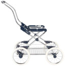 Коляска для новорожденного Inglesina Vittoria на шасси Comfort Chrome/Blue (AB10E1MAR+AE10E1000/B)2
