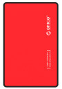 Внешний контейнер для HDD 2.5" SATA Orico 2588US3-RD / 2588US3-RD-PRO USB3.0 красный