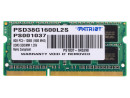 Оперативная память для ноутбука 8Gb (1x8Gb) PC3-12800 1600MHz DDR3L SO-DIMM CL11 Patriot Signature PSD38G1600L2S2
