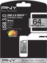 Флешка USB 64GB PNY T3 Attache FDI64GT330-EF серебристый2