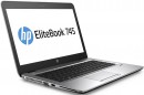 Ноутбук HP EliteBook 745 G3 14" 1366x768 AMD A10 Pro-8700B 500 Gb 4Gb AMD Radeon R6 серебристый Windows 7 Professional + Windows 10 Professional T4H58EA2