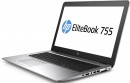 Ноутбук HP EliteBook 755 G3 15.6" 1366x768 AMD A8 Pro-8600B 500 Gb 4Gb AMD Radeon R6 белый Windows 7 Professional + Windows 10 Professional P4T45EA3