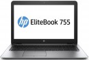 Ноутбук HP EliteBook 755 G3 15.6" 1366x768 AMD A10 Pro-8700B 500 Gb 4Gb AMD Radeon R6 серебристый Windows 7 Professional + Windows 10 Professional T4H59EA