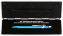 Шариковая ручка автоматическая Caran D’Ache Office Popline Metal-X синий M 849.6712