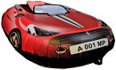 Тюбинг RT 001 Ferrari Snow Racer до 180 кг ПВХ красный 45162