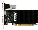 Видеокарта 1024Mb MSI GeForce GT710 PCI-E GDDR3 64bit DVI HDMI CRT HDCP GT 710 1GD3H LP Retail2