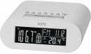 Часы с радиоприёмником AEG MRC 4145 F white белый