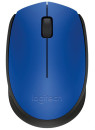 Мышь беспроводная Logitech M171 синий USB 910-0046404