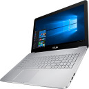 Ноутбук ASUS N552VX-FY107T 15.6" 1920x1080 Intel Core i7-6700HQ 1 Tb 8Gb nVidia GeForce GTX 950M 2048 Мб серый Windows 10 Home 90NB09P1-M011104