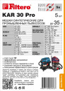 Пылесборники Filtero KAR 30 (5) Pro для Aeg Bosch Dewalt Flex Hilti Karcher Milwaukee Nilfisk-Alto Protool Ryobi Sparky Stihl Корвет5