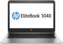 Ноутбук HP EliteBook 1040 G3 14" 1920x1080 Intel Core i7-6500U 256 Gb 8Gb Intel HD Graphics 520 серебристый Windows 7 Professional + Windows 10 Professional V1B07EA