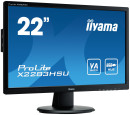 Монитор 22" iiYama Pro Lite X2283HSU-B1DP черный VA 1920x1080 250 cd/m^2 5 ms VGA DVI DisplayPort Аудио USB3