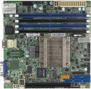 Материнская плата Supermicro MBD-X10SDV-F-O с процессором Intel 4xDDR4 1xPCI-E 16x 1xPCI-E 4x 6xSATAIII mini-ITX Retail