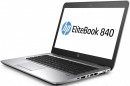 Ноутбук HP EliteBook 840 G3 14" 2560x1440 Intel Core i7-6500U SSD 256 8Gb Intel HD Graphics 520 серебристый Windows 7 Professional + Windows 10 Professional T9X23EA2