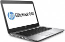 Ноутбук HP EliteBook 840 G3 14" 2560x1440 Intel Core i7-6500U SSD 256 8Gb Intel HD Graphics 520 серебристый Windows 7 Professional + Windows 10 Professional T9X23EA3