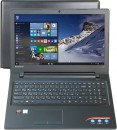 Ноутбук Lenovo IdeaPad 300-15ISK 15.6" 1366x768 Intel Core i7-6500U 1 Tb 4Gb AMD Radeon R5 M330 2048 Мб черный Windows 10 Home 80Q70045RK2