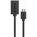 Кабель USB 2.0 AF-microUSB2.0 0.15м Orico COR2-15 черный