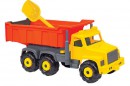 Каталка-машинка Полесье Супергигант + лопата большая пластик от 1 года желто-оранжевый 6806