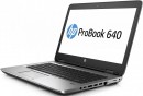 Ноутбук HP ProBook 640 G2 14" 1920x1080 Intel Core i5-6200U 256 Gb 8Gb Intel HD Graphics 520 черный Windows 7 Professional + Windows 10 Professional T9X08EA3