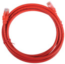 Патч-корд UTP 5е категории 3м ITK PC04-C5EU-3M красный
