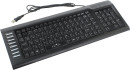Клавиатура проводная Oklick 350M USB черный