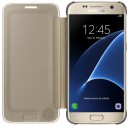 Чехол Samsung EF-ZG930CFEGRU для Samsung Galaxy S7 Clear View Cover золотистый3