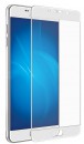 Защитное стекло DF с цветной рамкой (fullscreen) для Samsung Galaxy A7 (2016) DF sColor-04 white2