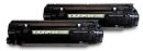 Тонер Картридж Cactus CS-CF283AD черный x2уп. для HP LJ Pro M125nw/M127fw (1500стр.)2