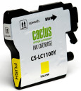 Картридж струйный Cactus CS-LC1100Y желтый для Brother DCP-385c/6690cw/MFC-990/5890/5895/6490 (16мл)3