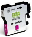 Картридж струйный Cactus CS-LC1100M пурпурный для Brother DCP-385c/6690cw/MFC-990/5890/5895/6490 (16мл)3