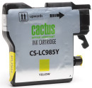 Картридж струйный Cactus CS-LC985Y желтый для Brother DCPJ315W/DCPJ515W/MFCJ265W (15мл)2