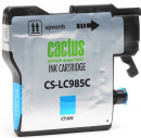 Картридж струйный Cactus CS-LC985C голубой для Brother DCPJ315W/DCPJ515W/MFCJ265W (15мл)