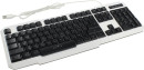 Клавиатура проводная Oklick 740G USB черный белый 336021
