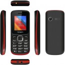 Мобильный телефон Texet TM-125 черный красный 1.77"3