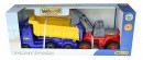 Самосвал Wader с полуприцепом + трактор-погрузчик 2 шт 85.5 см синий 03843