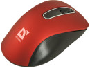 Мышь беспроводная Defender Datum MM-075 красный USB 520764