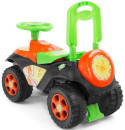 Каталка-машинка Rich Toys Автошка Винкс пластик от 2 лет музыкальная зелено-оранжевая 013117/01К2