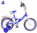 Велосипед двухколёсный Rich Toys BA Дельфин 14"; 1s РОССИЯ синий KG1405