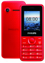 Мобильный телефон Philips E103 красный 1.77"