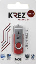 Флешка USB 16Gb Krez красный KREZ401U3R163