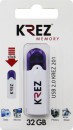 Флешка USB 32Gb Krez 201 бело-фиолетовый KREZ201WV322
